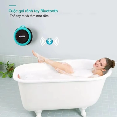 Loa Bluetooth C6 cầm tay không dây, cốc hút chống thấm, bass mini, hộp âm thể thao ngoài trời - Giá chỉ 93.000 VND 5