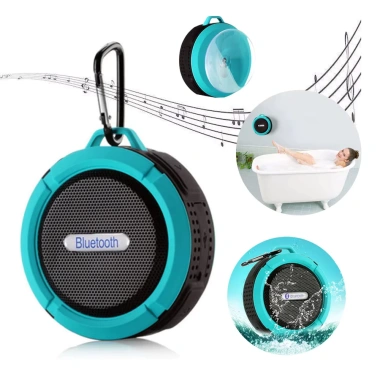 Loa Bluetooth C6 cầm tay không dây, cốc hút chống thấm, bass mini, hộp âm thể thao ngoài trời - Giá chỉ 93.000 VND 6