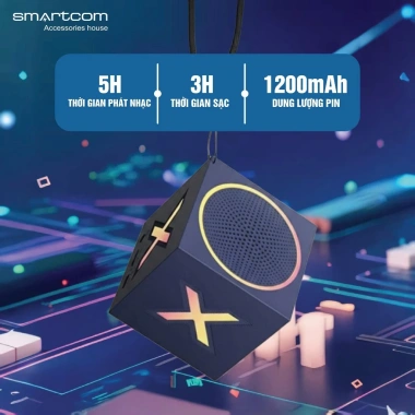 Loa Bluetooth Cầm Tay Borofone BR101 - Đèn LED Sáng, Bass Mạnh, Pin Trâu, Giá 169k