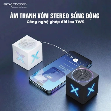 Loa Bluetooth Cầm Tay Borofone BR101 - Đèn LED Sáng, Bass Mạnh, Pin Trâu, Giá 169k