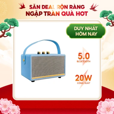 Loa Bluetooth cầm tay M20 20W vòm bass mạnh, nhỏ gọn, kết nối nhanh - 569.000đ