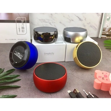 Loa Bluetooth Cầm Tay Mini BS-01 Vỏ Kim Loại: Bass Sâu, Hỗ Trợ Thẻ Nhớ và Cổng 3.5