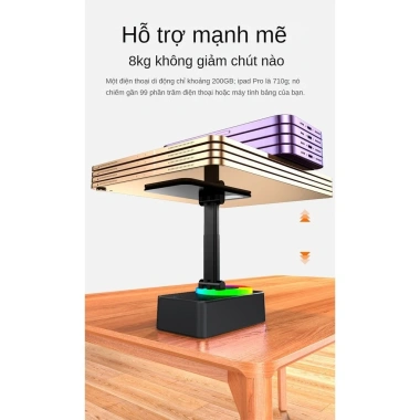 Loa Bluetooth CLUBLU cầm tay - Sạc dự phòng, giá đỡ điện thoại, LED 360 - Chỉ 156.000₫