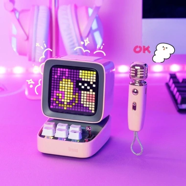 Loa Bluetooth Divoom MIC Ditoo-5M 15W - Karaoke, Màn Hình Bàn Phím, Giá 650k giảm ngay 3