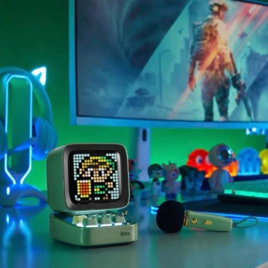 Loa Bluetooth Divoom MIC Ditoo-5M 15W - Karaoke, Màn Hình Bàn Phím, Giá 650k giảm ngay 4