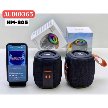 Loa Bluetooth HM805 8W Chống Nước Bass Siêu Trầm, LED và Kết Nối 2 Loa - Giá 169k 4