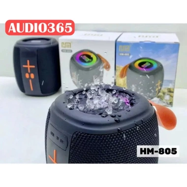 Loa Bluetooth HM805 8W Chống Nước Bass Siêu Trầm, LED và Kết Nối 2 Loa - Giá 169k 6