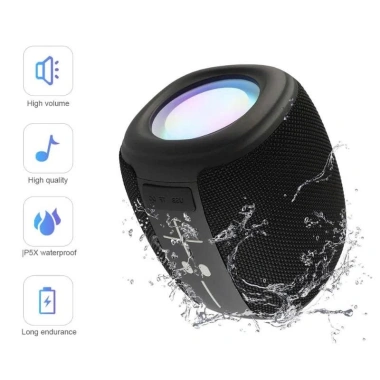 Loa Bluetooth HM805 8W Chống Nước Bass Siêu Trầm, LED và Kết Nối 2 Loa - Giá 169k 8