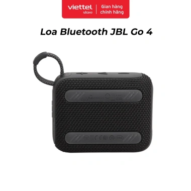 Loa Bluetooth JBL Go 4 Chính Hãng - Thiết Kế Nhỏ Gọn, Màu Đa Dạng, Ghép Nối Đa Loa, Giá 1.15 Triệu, Giảm 23%