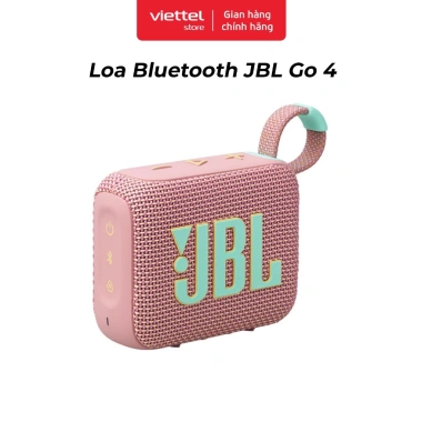 Loa Bluetooth JBL Go 4 Chính Hãng - Thiết Kế Nhỏ Gọn, Màu Đa Dạng, Ghép Nối Đa Loa, Giá 1.15 Triệu, Giảm 23%