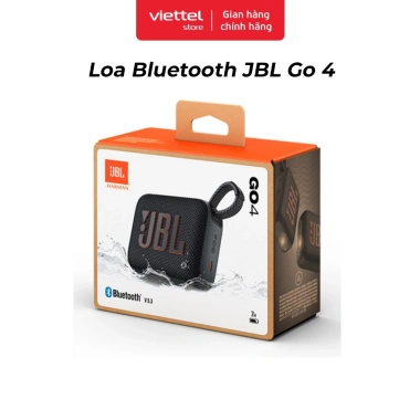 Loa Bluetooth JBL Go 4 Chính Hãng - Thiết Kế Nhỏ Gọn, Màu Đa Dạng, Ghép Nối Đa Loa, Giá 1.15 Triệu, Giảm 23%