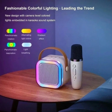 Loa Bluetooth K12 Không Dây Kèm 2 Micro, Thiết Kế Nhỏ Gọn, Thay Đổi Giọng, Giá 69.000 3