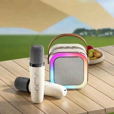Loa Bluetooth K12 Không Dây Kèm 2 Micro, Thiết Kế Nhỏ Gọn, Thay Đổi Giọng, Giá 69.000 7
