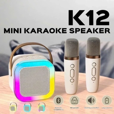 Loa Bluetooth K12 Không Dây Kèm 2 Micro, Thiết Kế Nhỏ Gọn, Thay Đổi Giọng, Giá 69.000 8