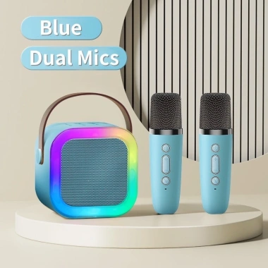 Loa Bluetooth K12 Không Dây Kèm 2 Micro, Thiết Kế Nhỏ Gọn, Thay Đổi Giọng, Giá 69.000 10