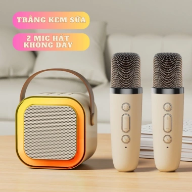 Loa Bluetooth K12 Mini Không Dây kèm 2 micro, thay đổi giọng, tiện dụng 87.999 VND 3