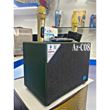 Loa Bluetooth Karaoke Az-C08 Bas20 3ĐT 7 núm chỉnh âm - Giá ưu đãi 2.89 triệu