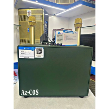 Loa Bluetooth Karaoke Az-C08 Bas20 3ĐT 7 núm chỉnh âm - Giá ưu đãi 2.89 triệu