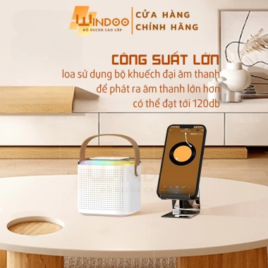 Loa Bluetooth Karaoke Bass Mạnh, Âm Thanh Chất Lượng Cao và Mic Hát - 169.000₫ 2