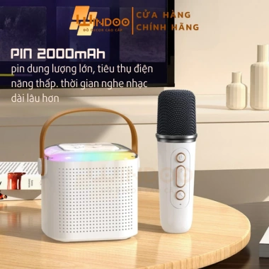 Loa Bluetooth Karaoke Bass Mạnh, Âm Thanh Chất Lượng Cao và Mic Hát - 169.000₫ 6