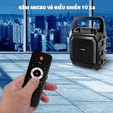 Loa Bluetooth Karaoke Công Suất Lớn Chigo M63 Xách Tay, Bảo Hành 12 Tháng, Giá 459k