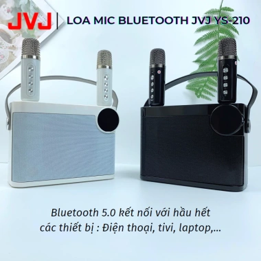 Loa Bluetooth Karaoke JVJ YS-210 20W, 2 mic không dây, bảo hành 6 tháng - 799.000 VND 3