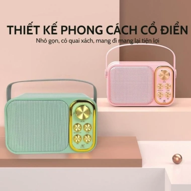 Loa Bluetooth Karaoke kèm micro YS-105 và YS-103 - Bass mạnh, âm thanh siêu hay, chỉ 422k