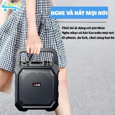 Loa Bluetooth Karaoke Mini Chigo M63 Xách Tay - Mic Không Dây, Bảo Hành 12 Tháng, Giá chỉ 410.000₫ 7