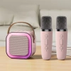 Loa Bluetooth Karaoke Mini K12 10W, mic không dây, đèn lồng thời trang, di động, giá 148.000₫ 8