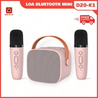 Loa Bluetooth Karaoke Mini P2 K1 Bass mạnh, micro không dây, 5 giọng, giảm còn 249.000₫