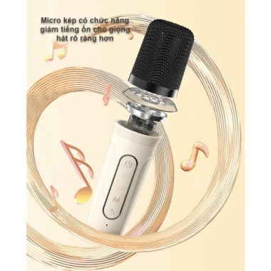 Loa Bluetooth Karaoke T-33 không dây, nhỏ gọn, bass kép mạnh mẽ, LED RGB nháy theo nhạc 355.000₫ 4 Loa Bluetooth Karaoke T-33 không dây, nhỏ gọn, bass kép mạnh mẽ, LED RGB nháy theo nhạc 355.000₫ 4