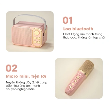 Loa Bluetooth Karaoke YS-105/YS-103 - Đổi giọng, tăng echo, âm thanh hay, 421k 3