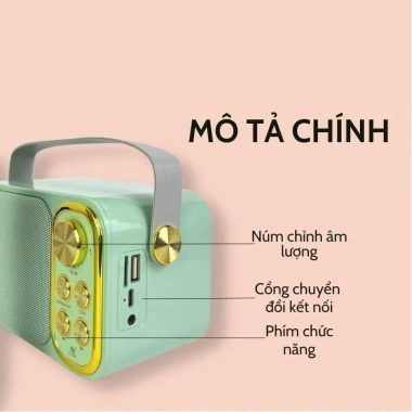 Loa Bluetooth Karaoke YS-105/YS-103 - Đổi giọng, tăng echo, âm thanh hay, 421k 5