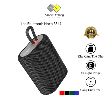 Loa Bluetooth không dây HOCO BS47 mini cầm tay, hỗ trợ thẻ nhớ, 5h nghe nhạc - 269.000đ 10