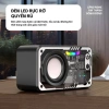 Loa Bluetooth không dây LED RGB 5W – Âm thanh 360°, chống nước, AUX & thẻ nhớ, bass mạnh 7
