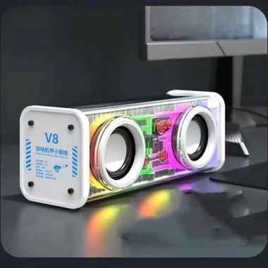 Loa Bluetooth không dây V8 Mini cầm tay, công suất lớn, âm thanh hay, LED nháy nhạc - LC DESIGN 109.000₫