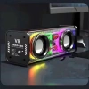 Loa Bluetooth không dây V8 Mini cầm tay, công suất lớn, âm thanh hay, LED nháy nhạc - LC DESIGN 109.000₫ 4