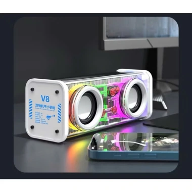 Loa Bluetooth không dây V8 Mini cầm tay, công suất lớn, âm thanh hay, LED nháy nhạc - LC DESIGN 109.000₫ 5 Loa Bluetooth không dây V8 Mini cầm tay, công suất lớn, âm thanh hay, LED nháy nhạc - LC DESIGN 109.000₫ 5