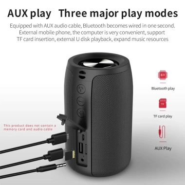 Loa Bluetooth không dây ZEALOT S32 - Âm thanh nổi siêu trầm, mini di động