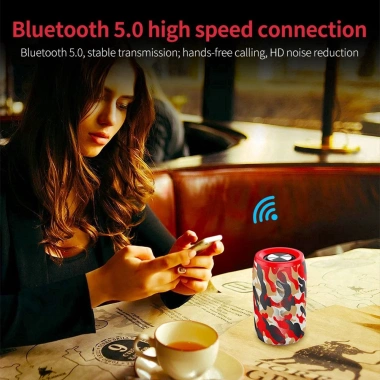 Loa Bluetooth không dây ZEALOT S32 - Âm thanh nổi siêu trầm, mini di động