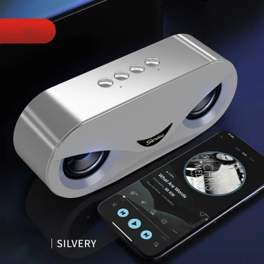 Loa Bluetooth M6 Mini Bass Mạnh, Cắm USB/Thẻ Nhớ, Pin Sạc - Giá 249.000