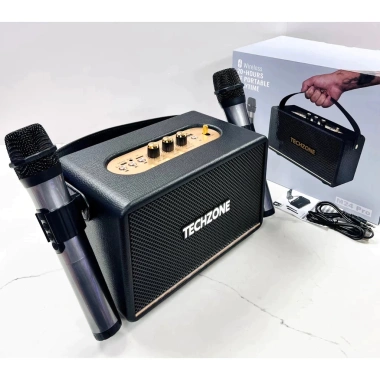 Loa Bluetooth M72 Pro – Karaoke 2 mic không dây, Bass mạnh, đời mới 2.025, chỉ 826k