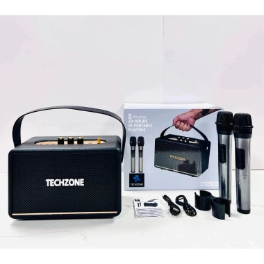 Loa Bluetooth M72 Pro – Karaoke 2 mic không dây, Bass mạnh, đời mới 2.025, chỉ 826k
