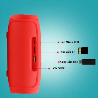 Loa Bluetooth Mini 3+ Charge Kháng Nước, Pin Cực Trâu, Âm Thanh Sống Động - 150.000₫ 3