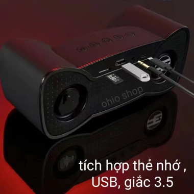 Loa Bluetooth Mini âm trầm mạnh, hỗ trợ USB & thẻ nhớ, siêu gọn, giá chỉ 135.000đ 5
