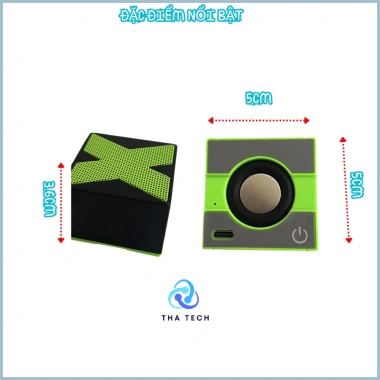 Loa Bluetooth Mini Basix X1 Bass mạnh âm thanh 360 do Bluetooth 5.0 cầm tay 49.000