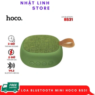 Loa Bluetooth Mini BS31 V4.2 chính hãng - Bỏ tạp âm, âm thanh sống động, giá 300.000₫ 2