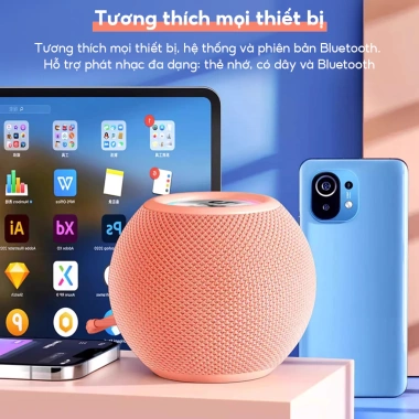 Loa Bluetooth Mini Chính Hãng - Cầm Tay LED RGB, Âm Thanh Vòm 360, Giá 219.000₫