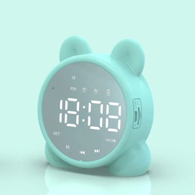 Loa Bluetooth Mini Đèn LED Đồng Hồ Báo Thức Kỹ Thuật Số – Âm Thanh Sâu, Giá 215k 10