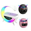 Loa Bluetooth Mini Đèn LED, Đồng Hồ Báo Thức Kỹ Thuật Số Hình Quả Cầu - Không Dây, Giá 88.088 VND
